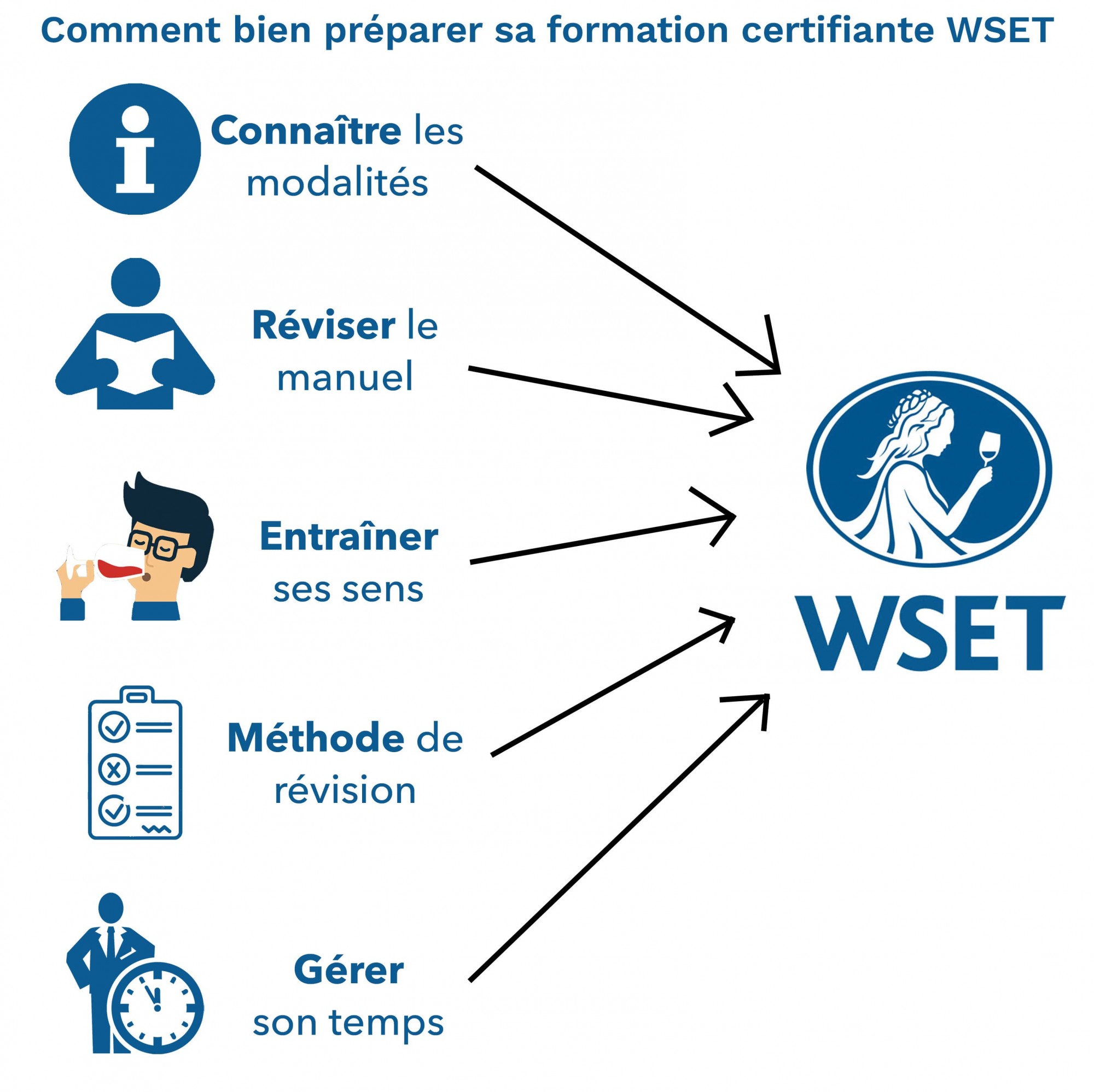 Formation WSET Vins et Spiritueux : bien préparer sa formation.