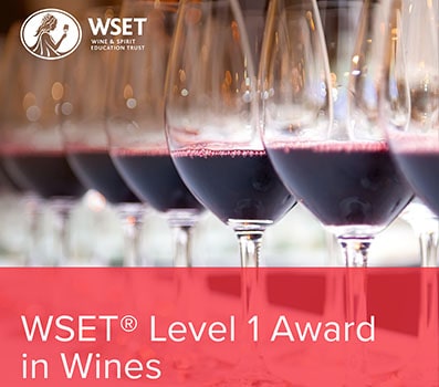 WSET en Vins niveau 1- La formation certifiante WSET en vins de Niveau 1 est une introduction aux vins destinée aux débutants, pour celles et ceux qui se lancent dans ce secteur ou qui s'intéressent au vin.
